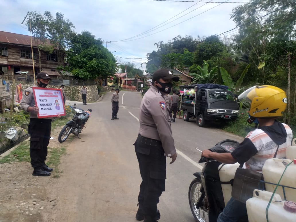 Operasi Yustisi Di Wilayah Kecamatan Sangalla Dalam Rangka Penegakan