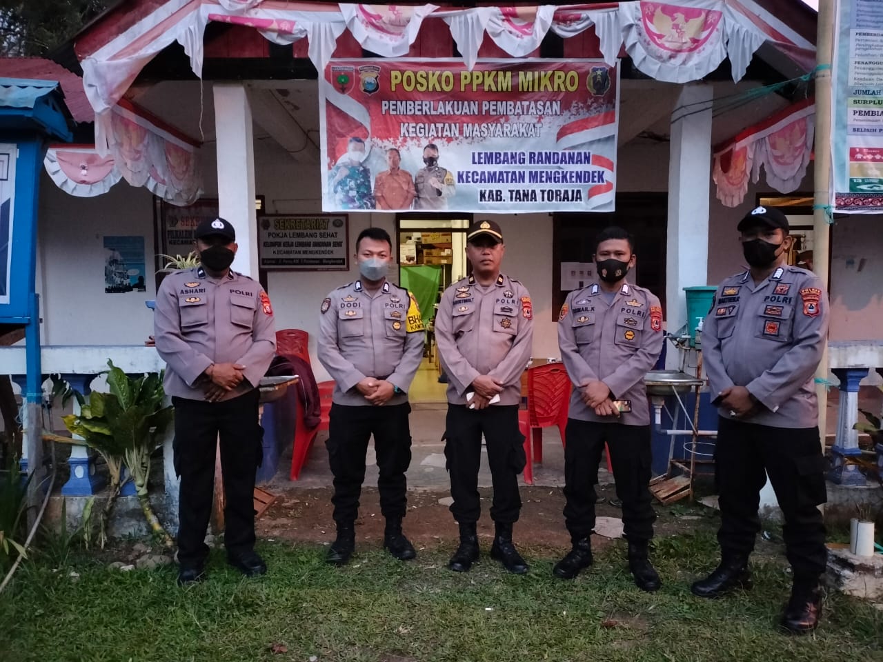 Gabungan Polres Tana Toraja Pengamanan Tps Pilkalemb Randanan Periode 2021 2025 Polres Tana 0633