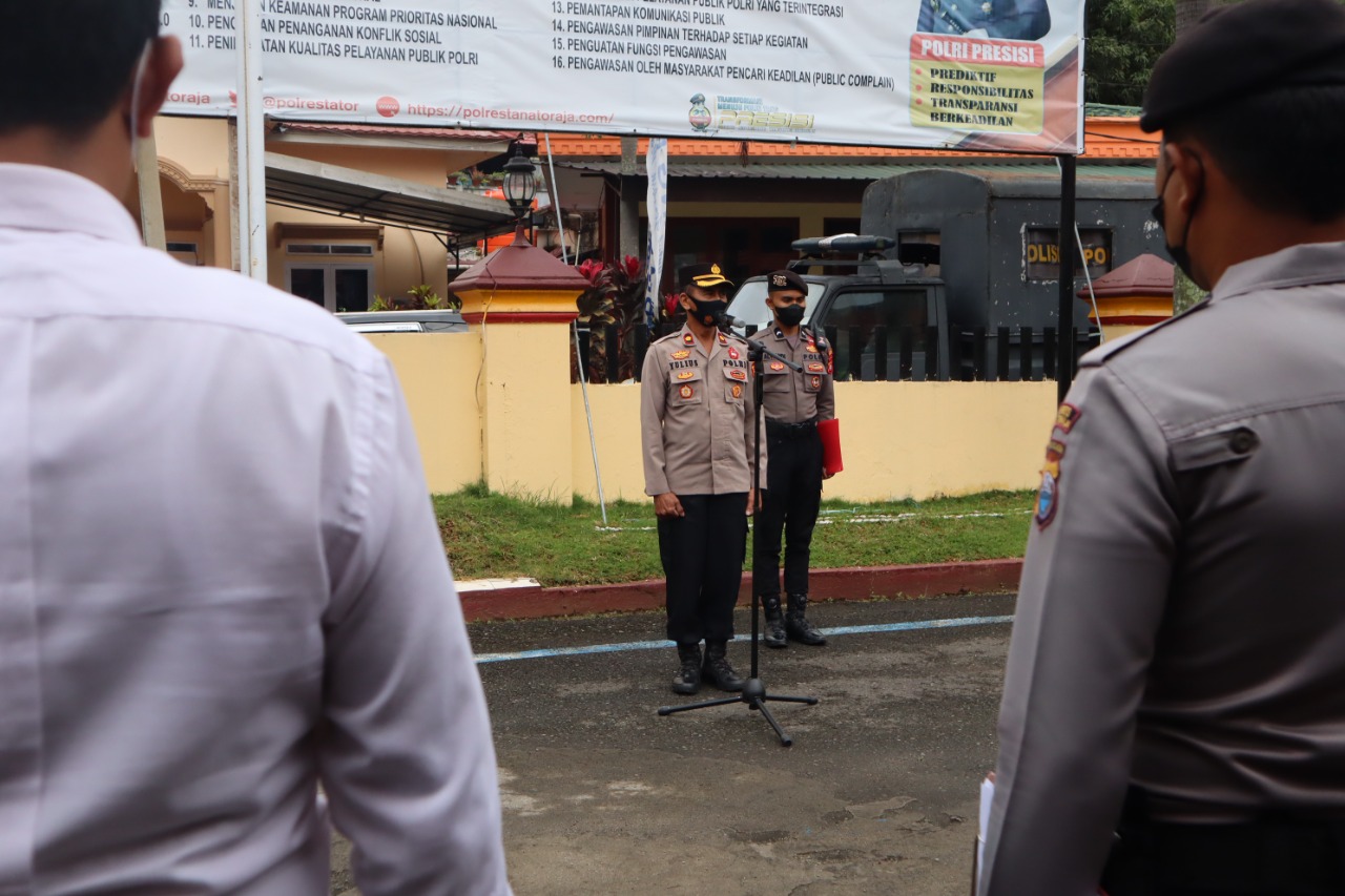 Berikan Arahan Waka Polres Tana Toraja Kompol Yulius Losong Palayukan