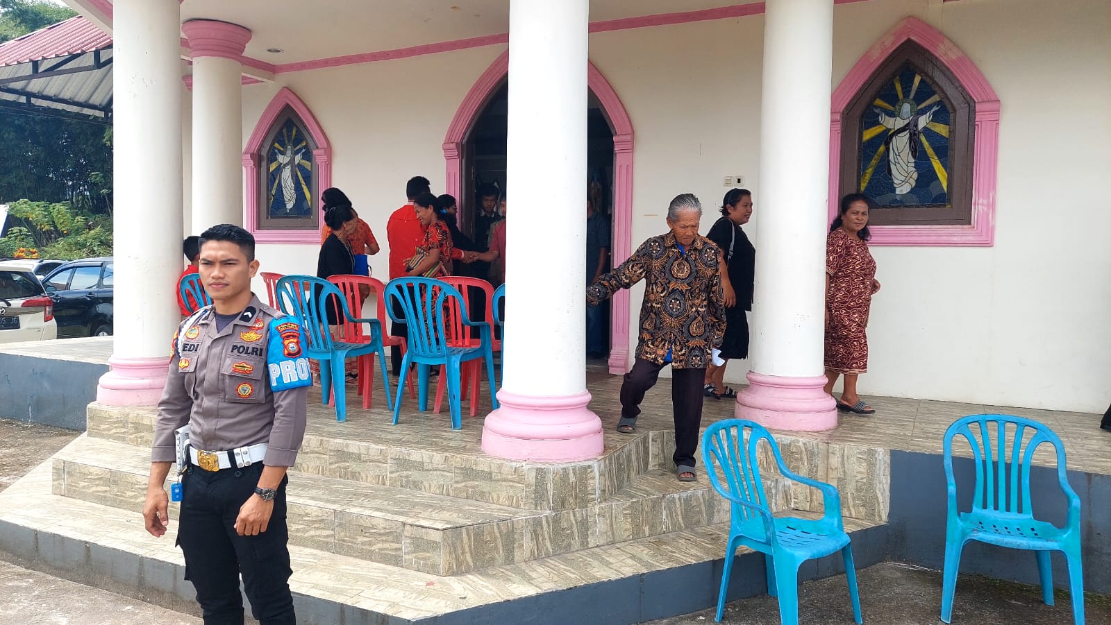 Pengamanan Perayaan Ibadah Jumat Agung Di Gereja Toraja Jemaat Bukit Zaitun Lamunan Polres 9132